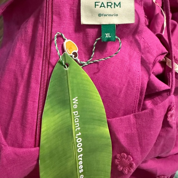 Farm Rio
3D Flower Sleeveless Cutout Halter Midi Dress Size XL - Picture 7 of 9